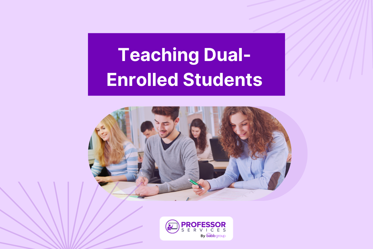 Teaching dual-enrolled students